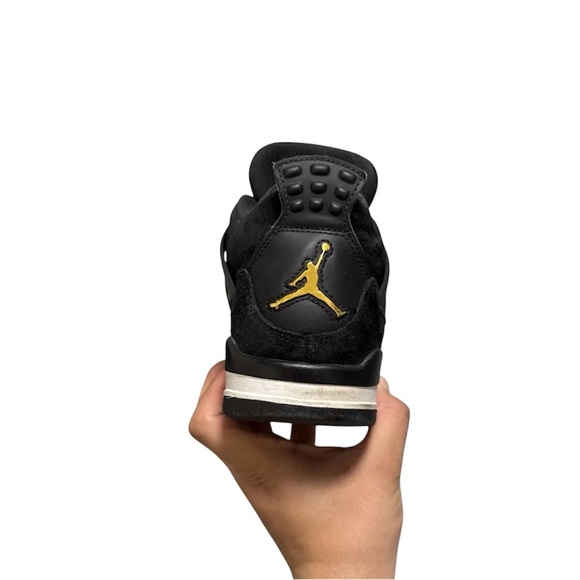 2017 Nike Air Jordan 4 IV Retro Royalty Black Gold 308497-032 Mens Size 8.5 main image 4